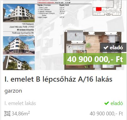 Jázmin lakóház B.A.16