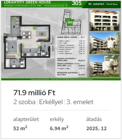 Baross Társasház lakás B10